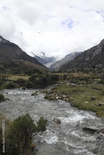Fototapeta river in the mountains