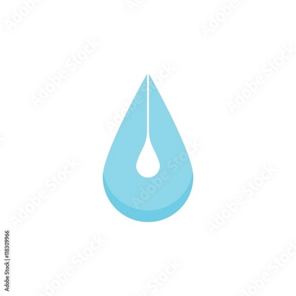 Fototapeta Water Logo Template
