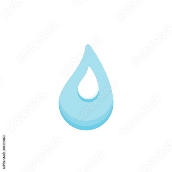 Fototapeta Water Logo Template