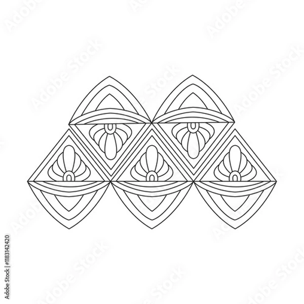 Fototapeta Vintage lace ornament elegant tulle texture vector seamless pattern