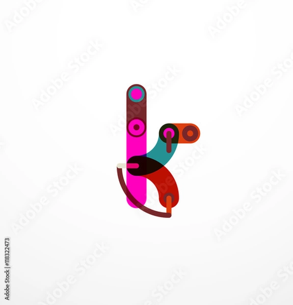 Fototapeta Vector letter logo