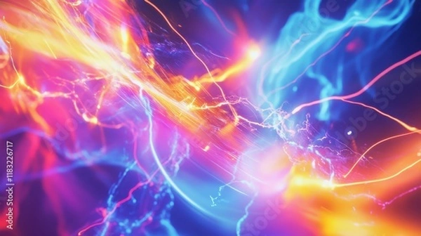 Fototapeta A electrical power and energy solutions with modern aesthetics