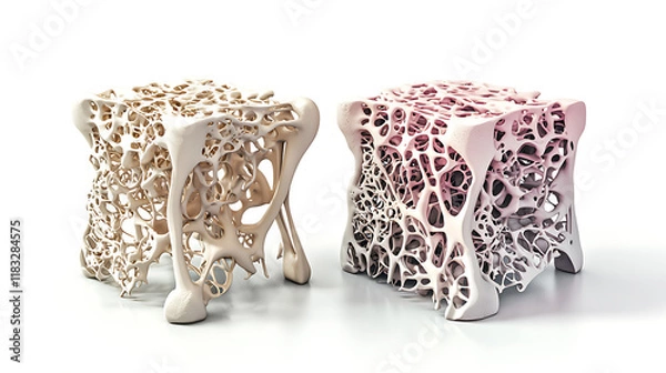 Fototapeta Strengthening Bone Density Against Osteoporosis A Comprehensive Guide to Bone Health at Home