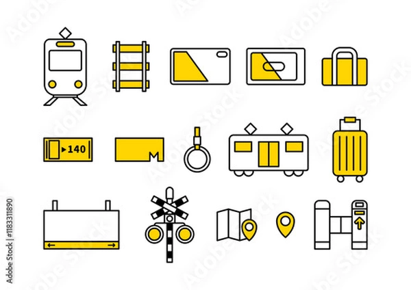 Obraz 電車素材のアイコンイラストまとめ