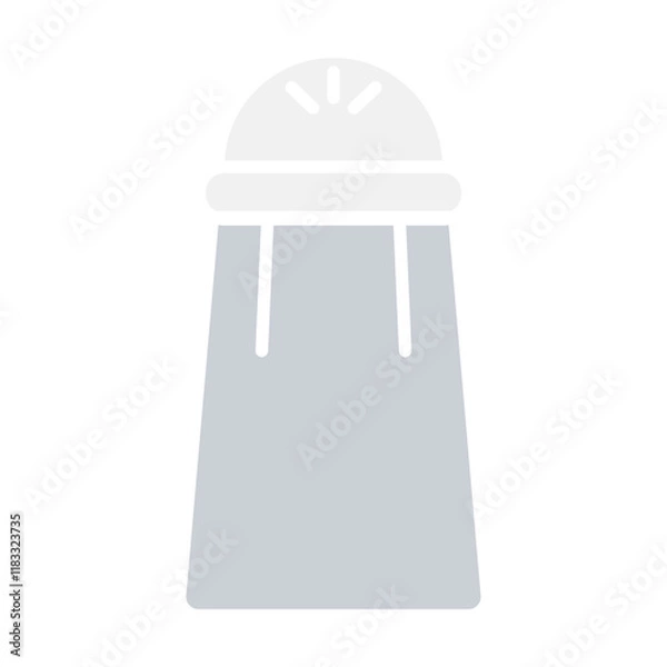 Fototapeta Bottle of salt icon in flat color style