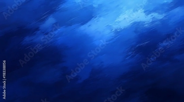 Fototapeta Blue background with a pixel pattern, dark blue gradient background