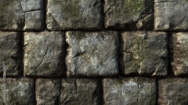 Obraz Ancient stone wall texture
