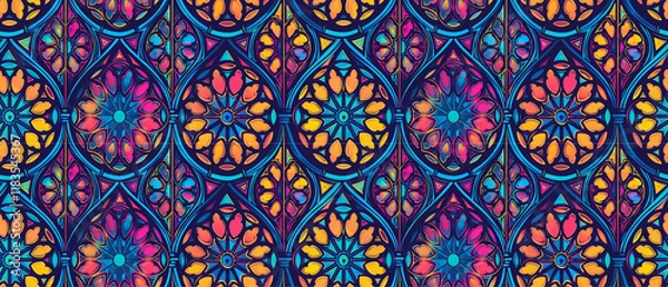 Fototapeta seamless repeating pattern graphic