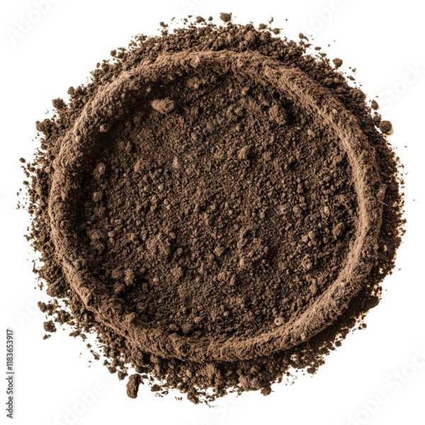 Fototapeta ring shaped soil
