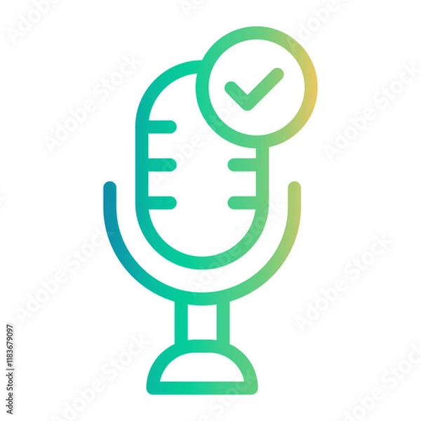 Fototapeta on Line Gradient Icon