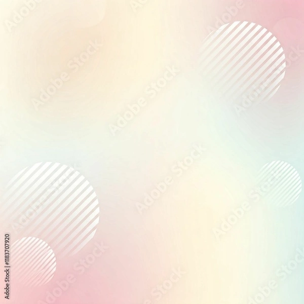 Fototapeta A clean, minimalist background with soft pastel gradients, smooth transitions, and simple geometric patterns like circles or lines.