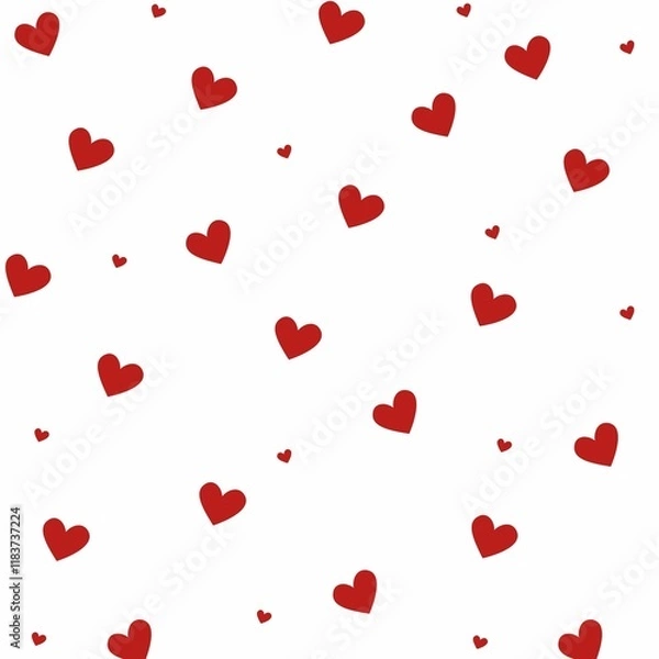 Obraz seamless pattern with hearts