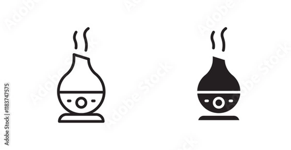 Fototapeta Diffuser icon set vector graphics designs