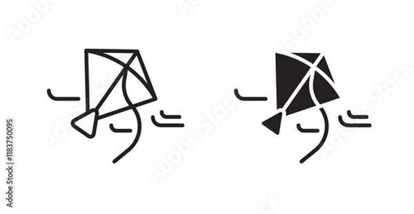 Fototapeta Makar sankranti icon set vector graphics designs