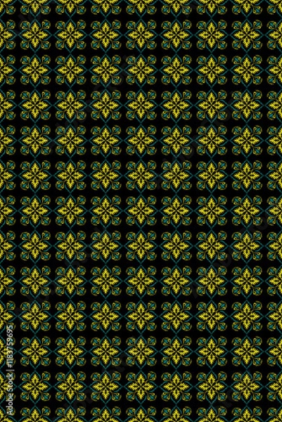 Fototapeta abstract florals, aesthetics, background leaf, botanical design, botanical illustration, botanical print, classic patterns, colorful blooms, decorative flowers
