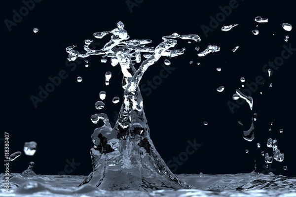 Obraz watter splash