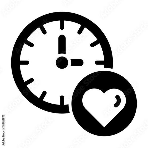 Obraz Lifespan Glyph Icon Design