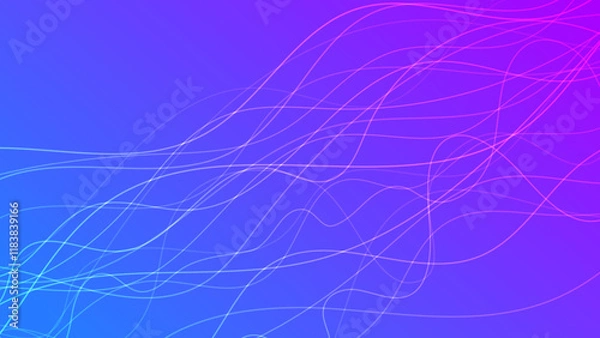 Fototapeta Abstract gradient background with wave beams