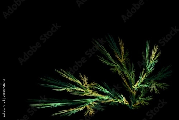 Obraz Computer generated fractal pattern and shape