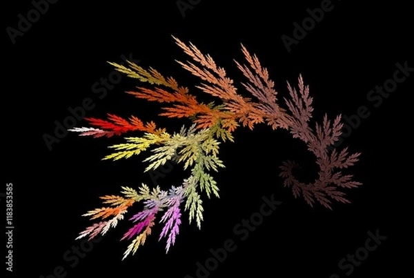 Obraz Computer generated fractal pattern and shape