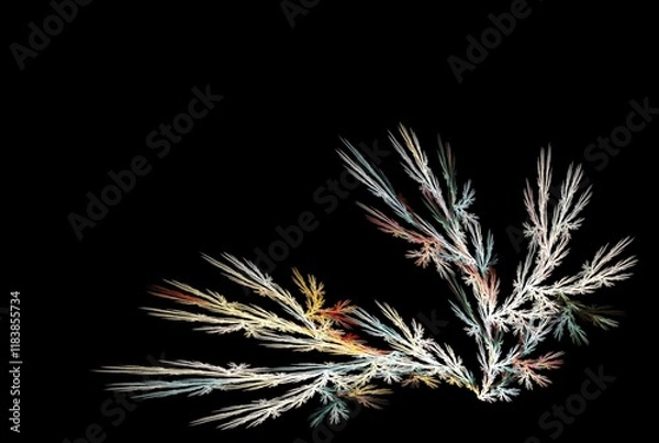 Obraz Computer generated fractal pattern and shape