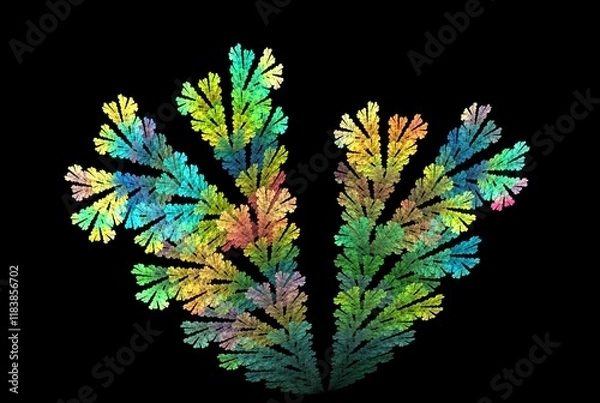 Fototapeta Computer generated fractal pattern and shape