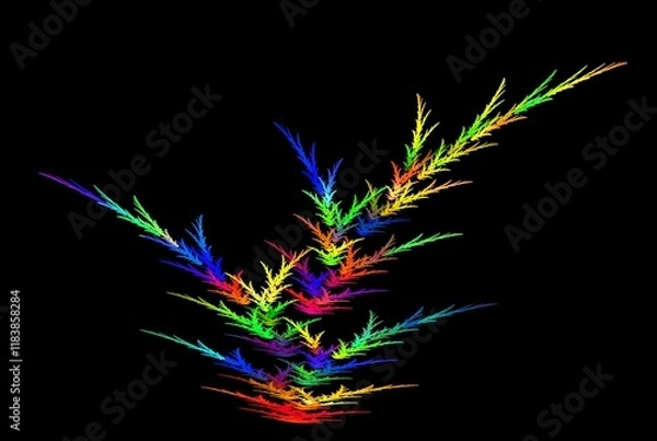 Obraz Computer generated fractal pattern and shape