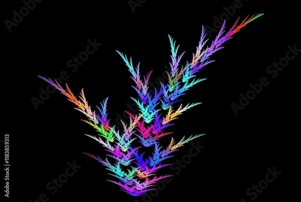Obraz Computer generated fractal pattern and shape