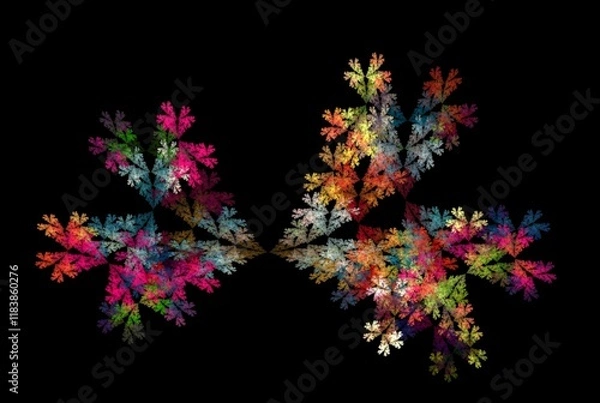 Obraz Computer generated fractal pattern and shape