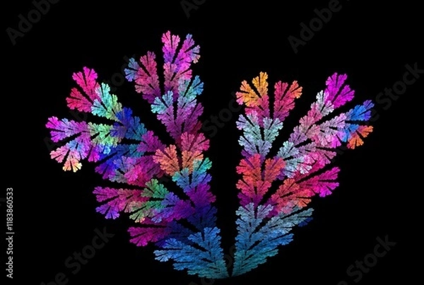 Obraz Computer generated fractal pattern and shape