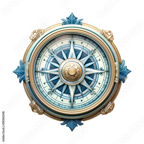 Obraz Winter Hiking Clipart Vector Illustration