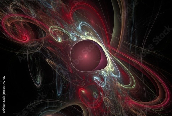 Obraz Computer generated fractal pattern and shape