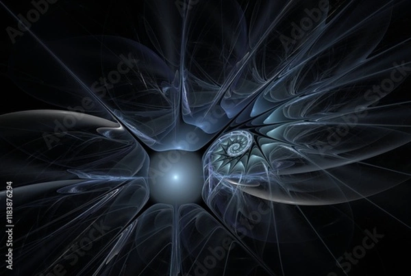 Obraz Computer generated fractal pattern and shape