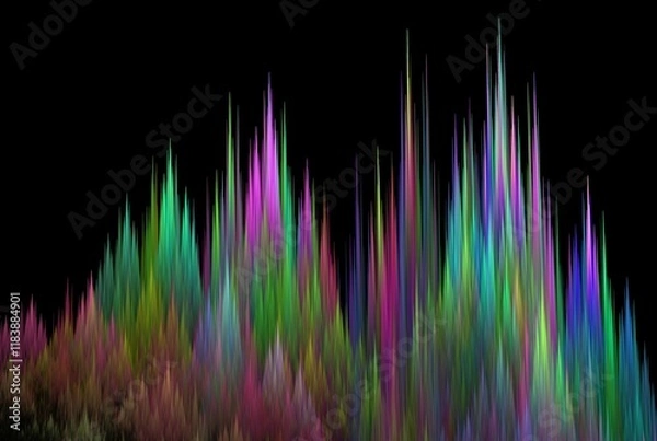 Obraz Computer generated fractal pattern and shape