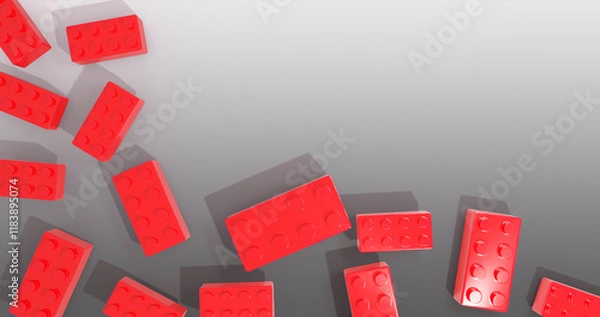 Obraz 3D Cartoon Render Background