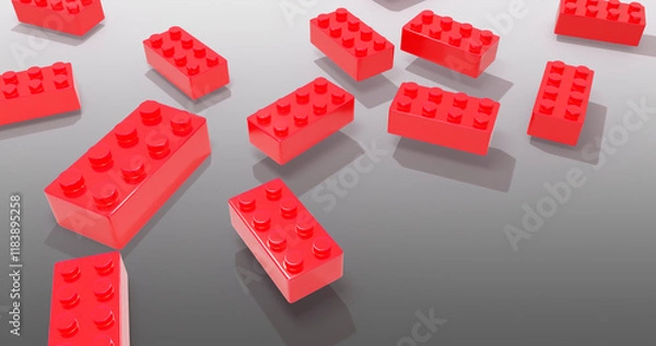 Obraz 3D Cartoon Render Background