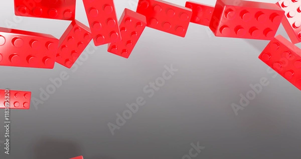 Obraz 3D Cartoon Render Background