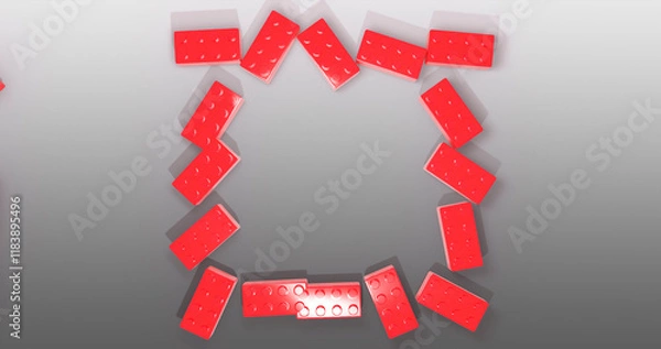 Obraz 3D Cartoon Render Background