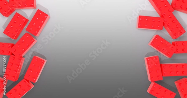 Obraz 3D Cartoon Render Background