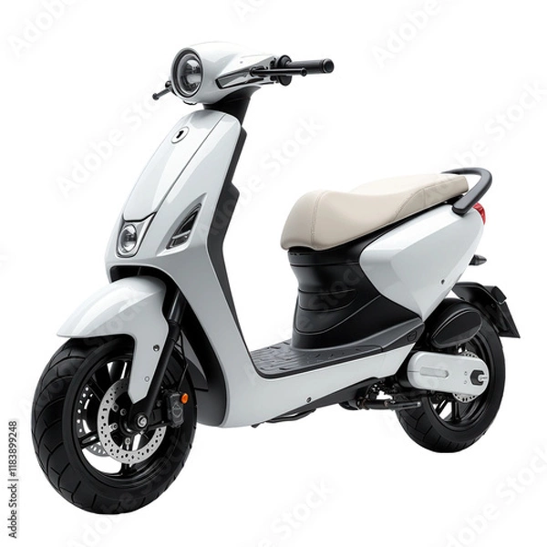 Obraz Scooter on transparent background