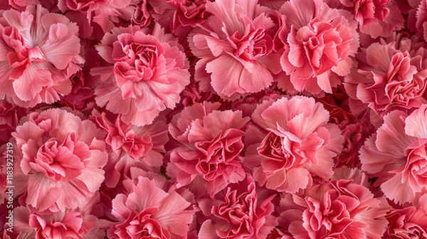 Fototapeta Flower blossom pattern wallpaper