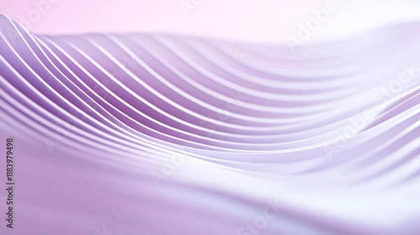 Fototapeta A modern geometric and minimalistic graphic design featuring a purple and white background for wallpaper.