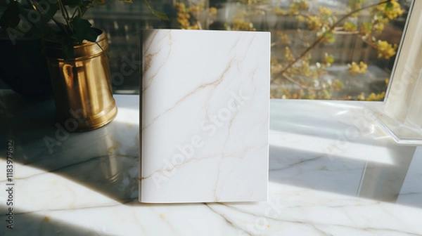 Fototapeta A blank book mockup