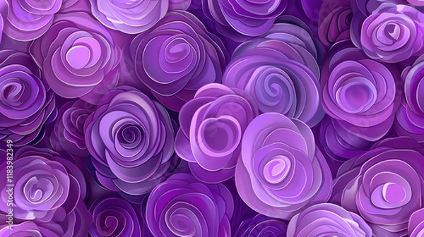 Obraz purple violet pattern wallpaper