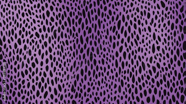 Fototapeta purple leopard fur. Vector seamless pattern of pastel pink zebra, animal print patterns. Fabric design, wrapping paper, textile, and wallpaper