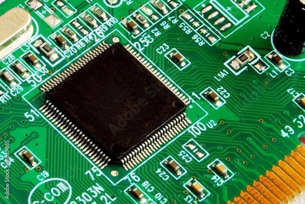 Fototapeta Electronic Circuit Board 3