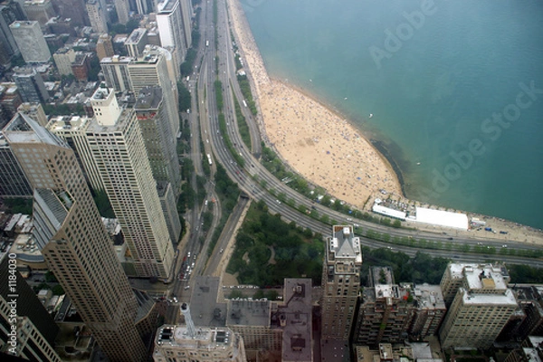 Obraz Chicago - Plaża Oak Street