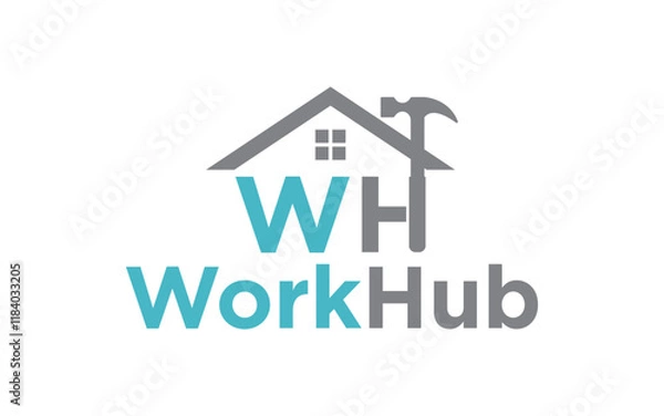 Fototapeta Home Services Logo can be use for icon, sign, logo and etc. Illustration vector graphic of Construction, home repair, and Building Logo Design