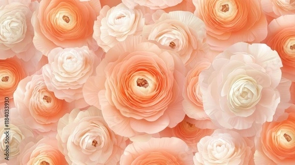 Fototapeta Paper flower background