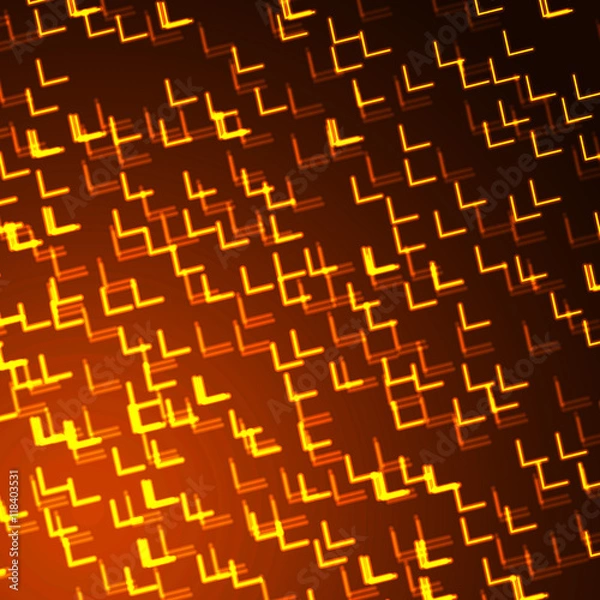 Fototapeta Abstract background with city lights.